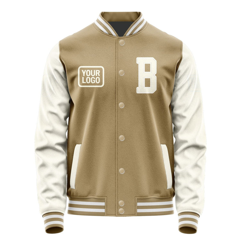 Custom Light Khaki Cream Jacket JA252503251818030318