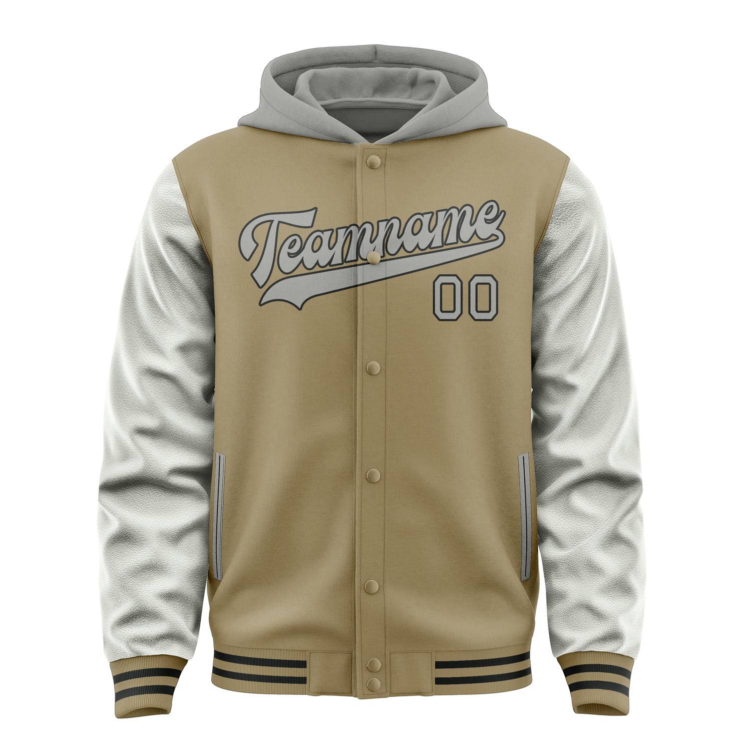 Veste kaki clair sur mesure