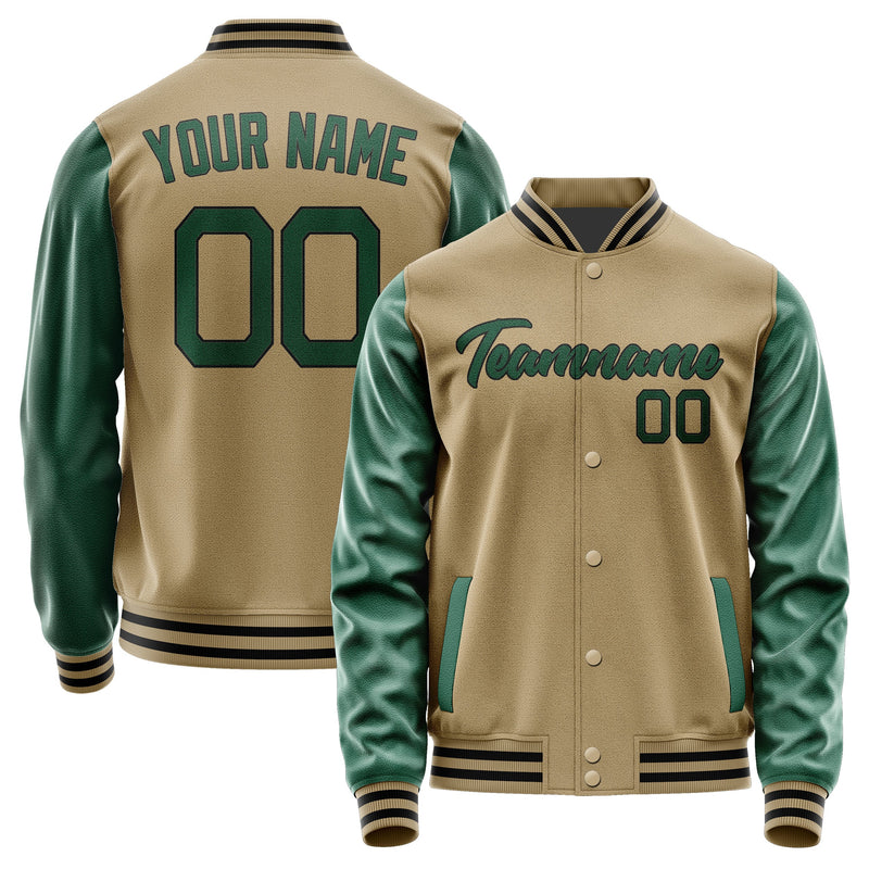 Custom Light Khaki Green Jacket JA2525052517B21705
