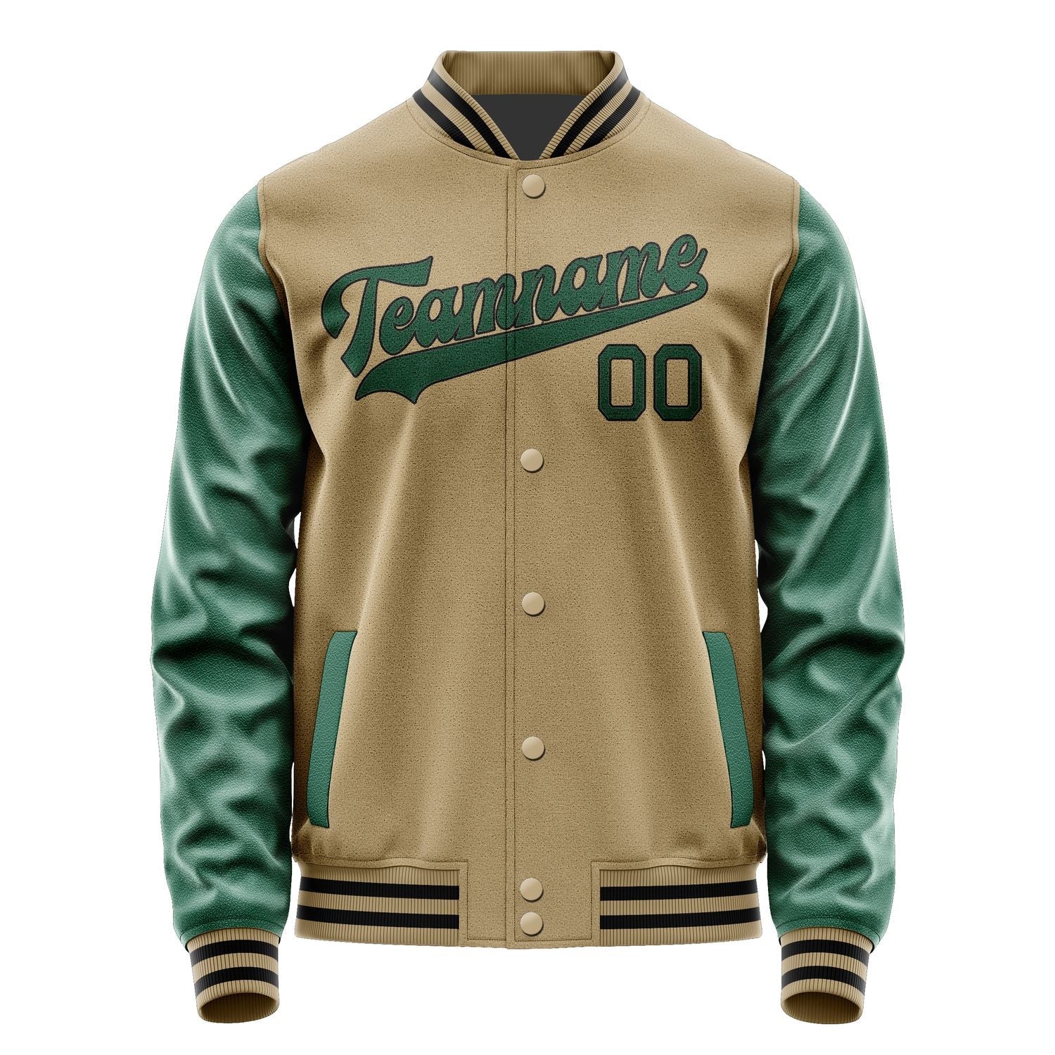 Custom Light Khaki Green Jacket JA2525052517B31705