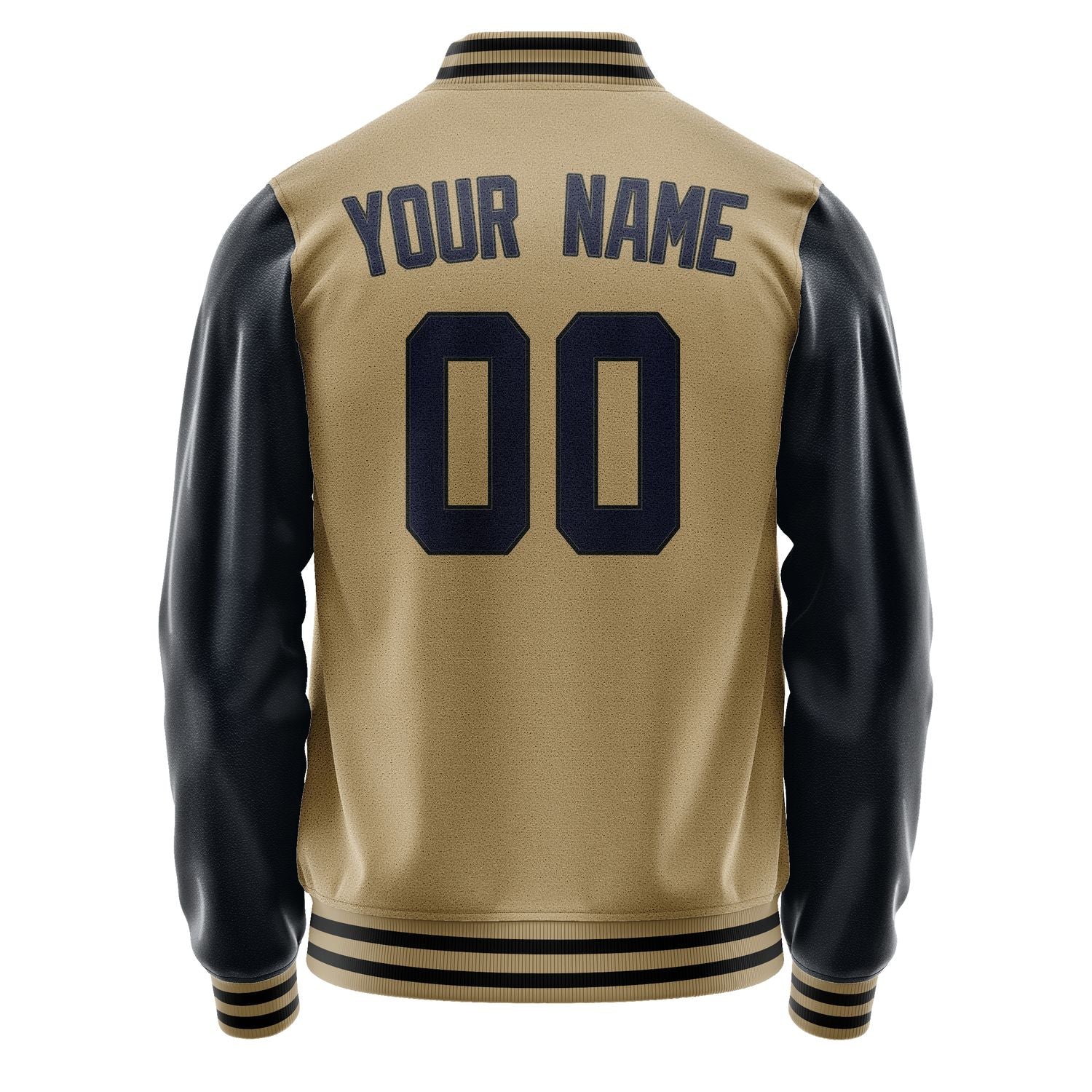 Custom Light Khaki Navy Jacket JA2525112517B31711
