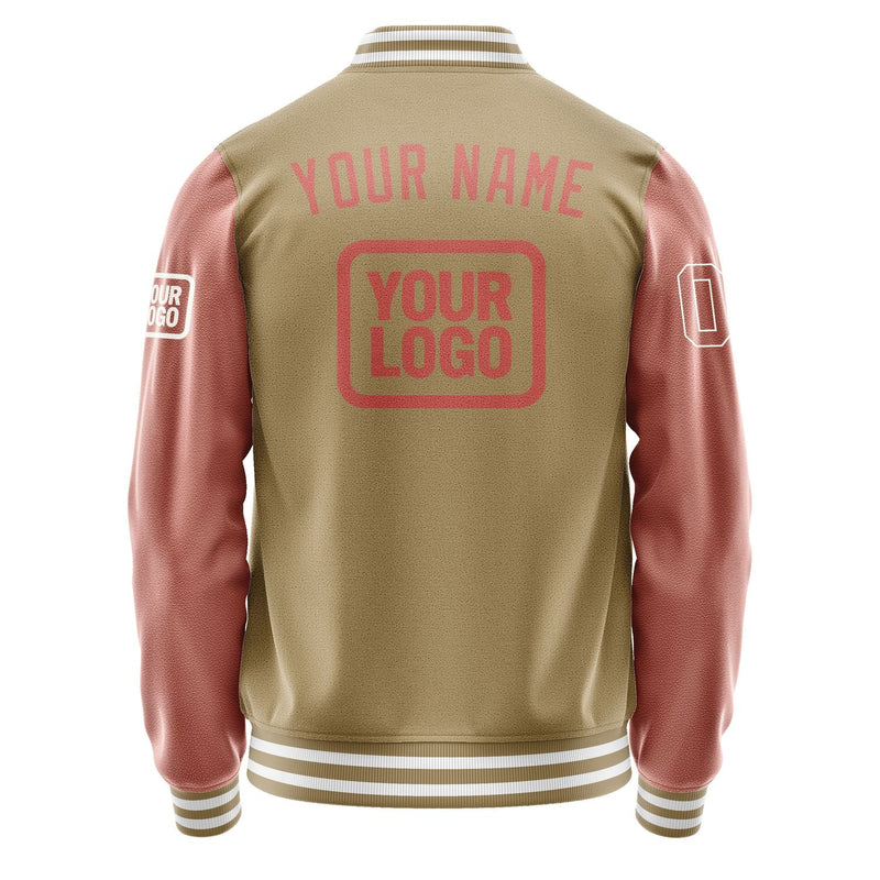 Custom Light Khaki Copper Rose Jacket JA252529251818292918