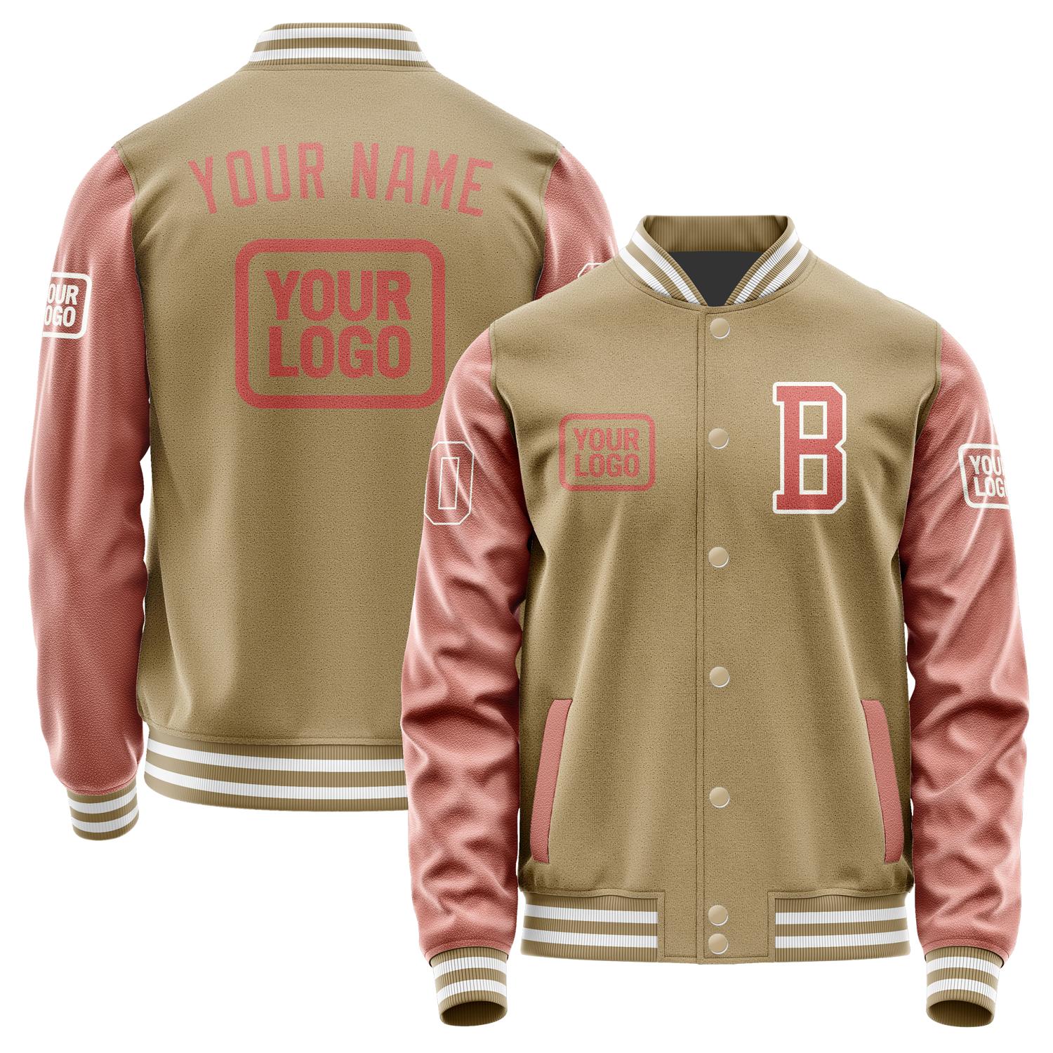 Custom Light Khaki Copper Rose Jacket JA252529251818292918
