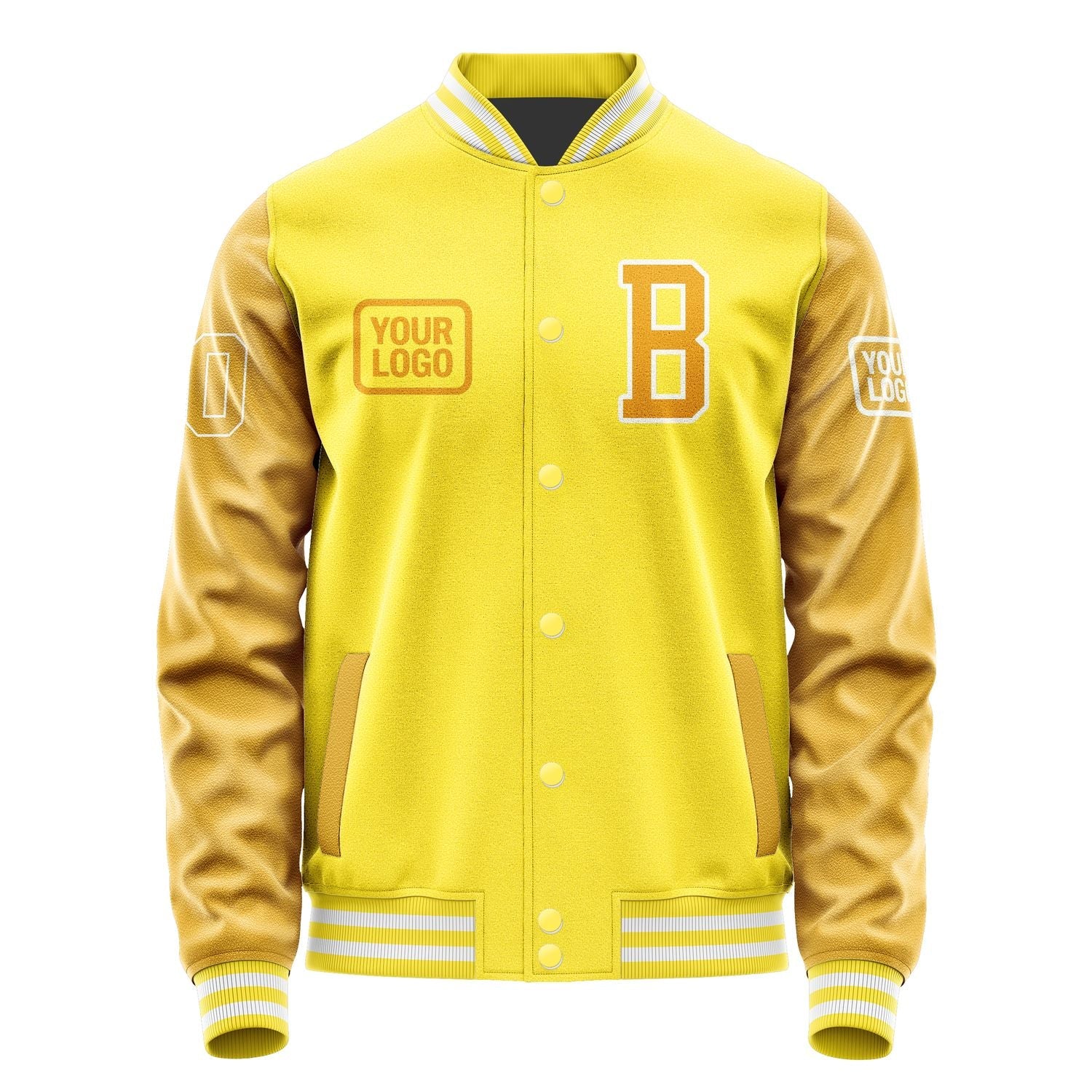 Custom Light Yellow Yellow Jacket JA262619261818191918