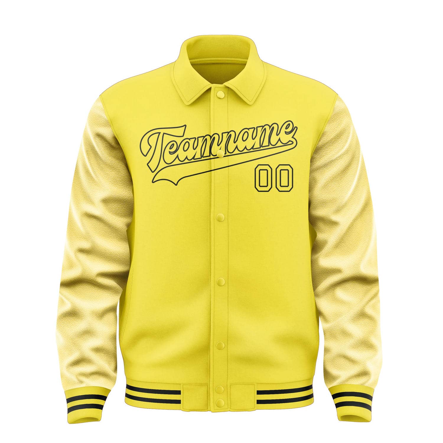Veste jaune clair personnalisée