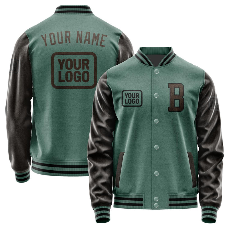 Custom Blue Green Brown Jacket JA272701271717010117