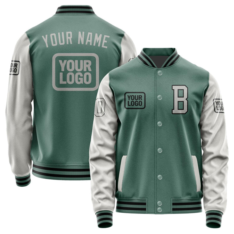 Custom Blue Green Gray Jacket JA272704271717040417