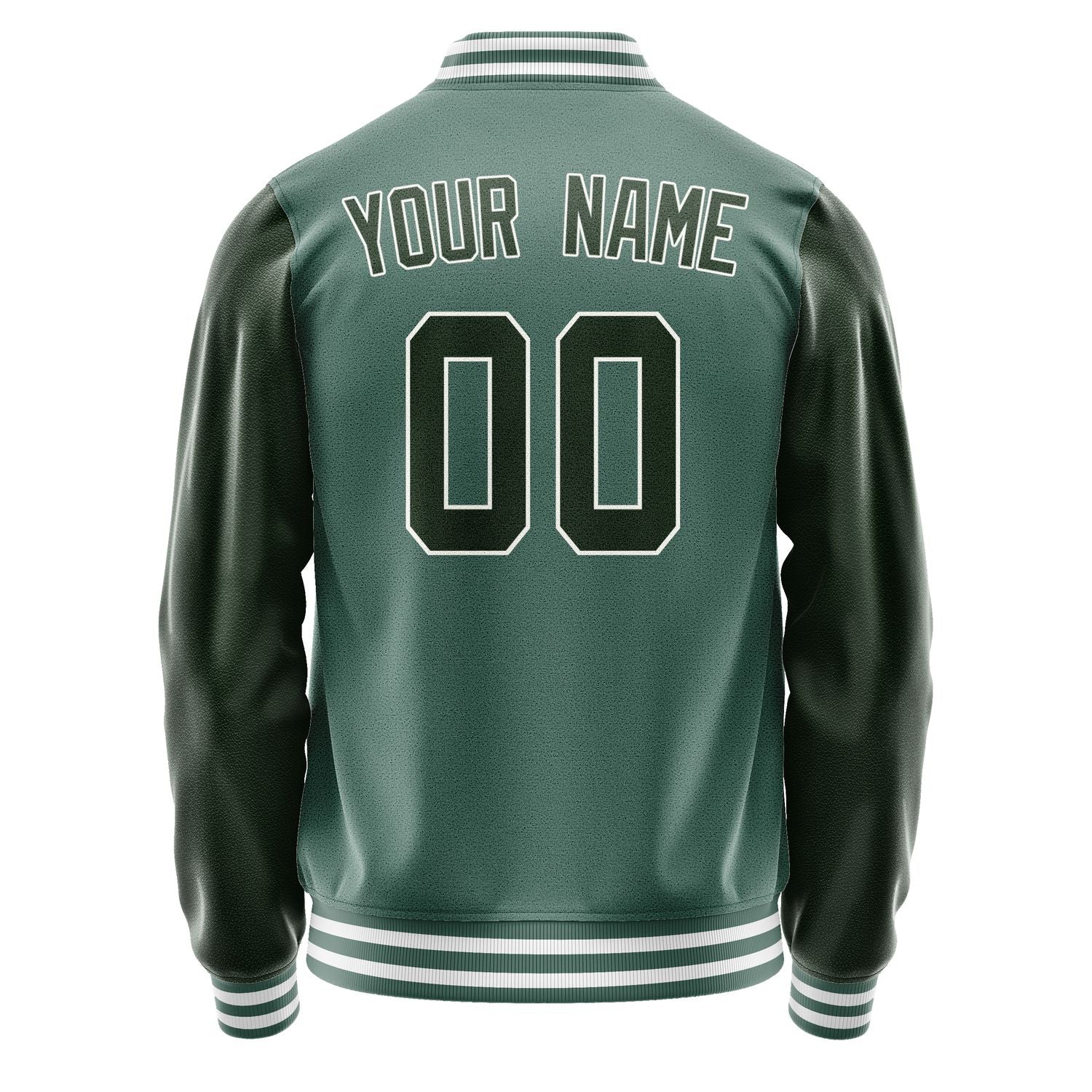Custom Blue Green Dark Green Jacket JA2727062718B31806