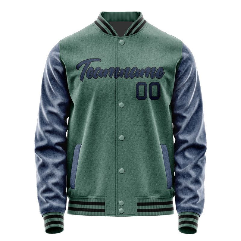 Custom Blue Green Blue Jacket JA2727102717B21710