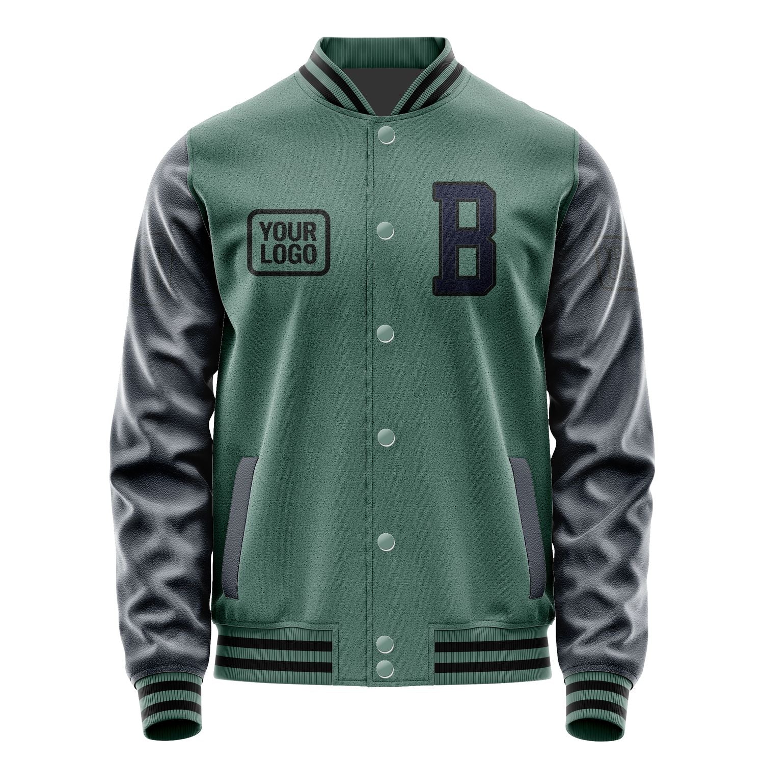 Custom Blue Green Navy Jacket JA272711271717111117