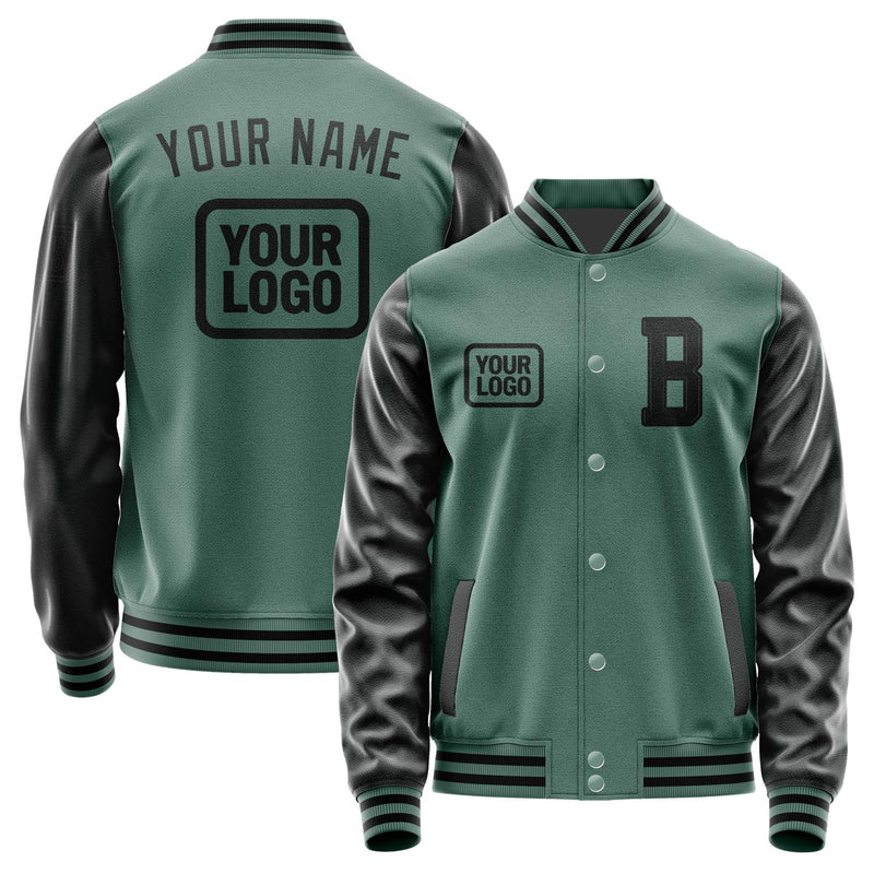 Custom Blue Green Black Jacket JA272717271717171717