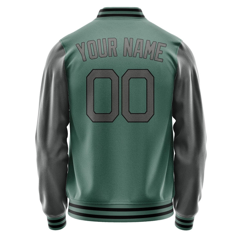 Custom Blue Green Dark Grey Jacket JA2727202717B21720