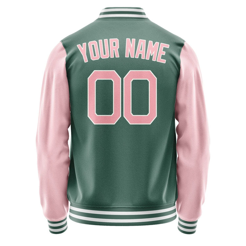 Custom Blue Green Light Pink Jacket JA2727212718B21821