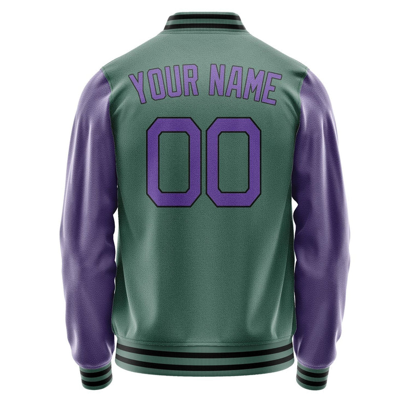 Custom Blue Green Light Purple Jacket JA2727232717B21723