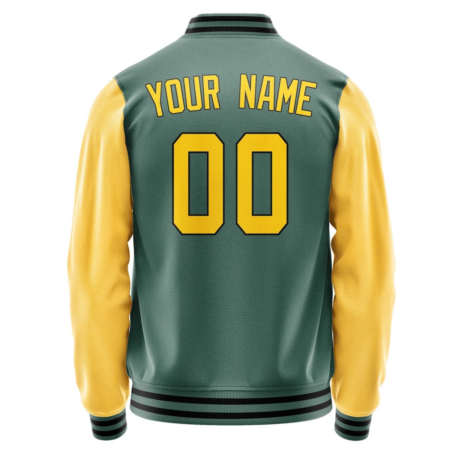 Custom Blue Green Gold Jacket JA2727302717B31730