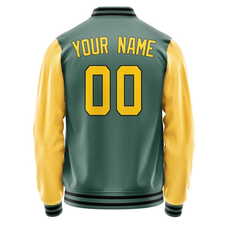 Custom Blue Green Gold Jacket JA2727302717B31730