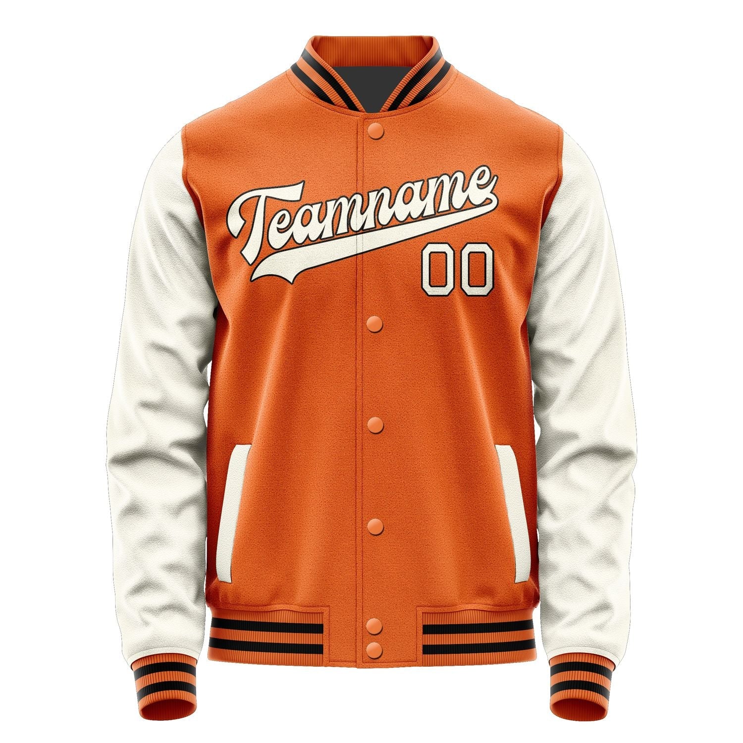 Custom Orange Cream Jacket JA2828032817B31703