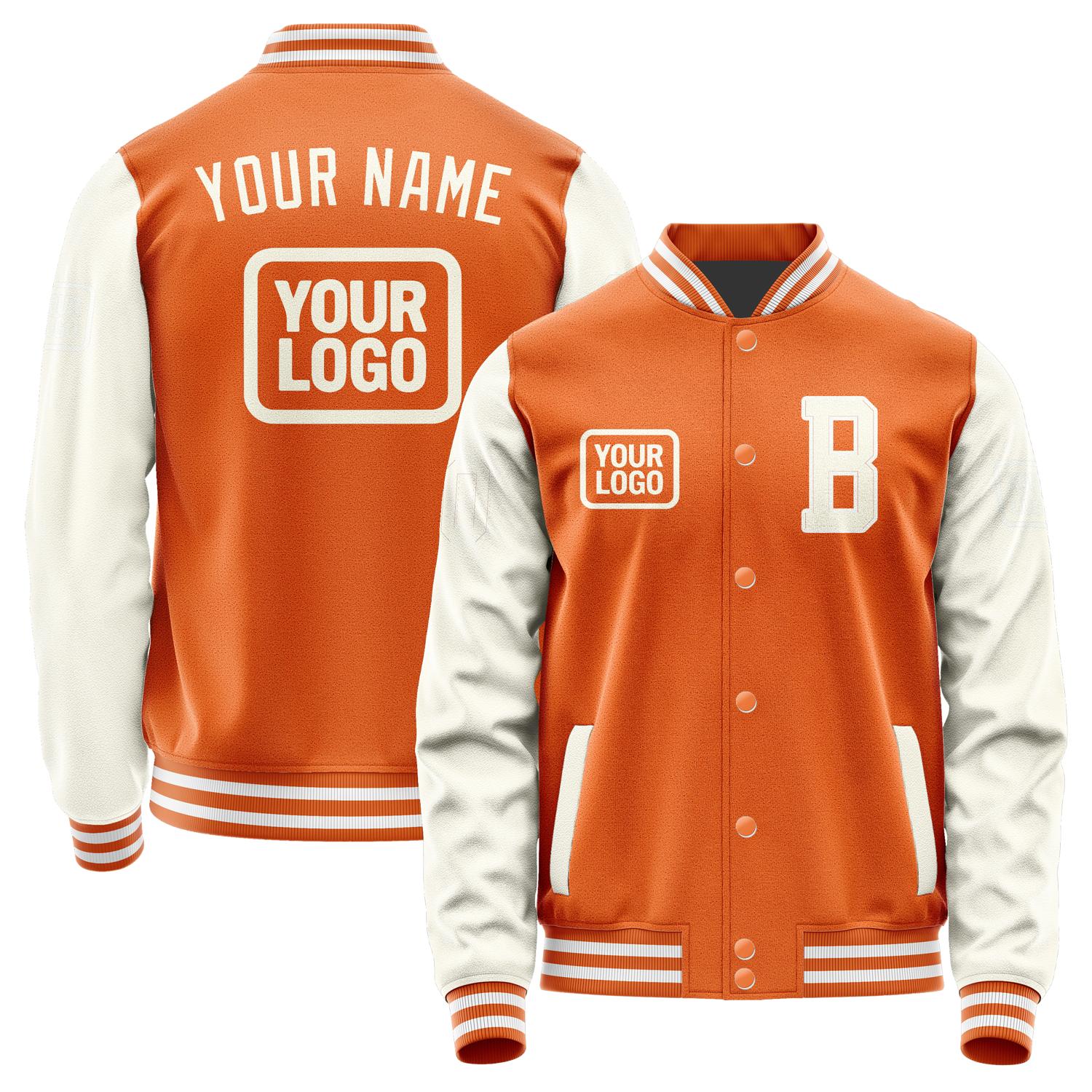 Custom Orange Cream Jacket JA282803281818030318