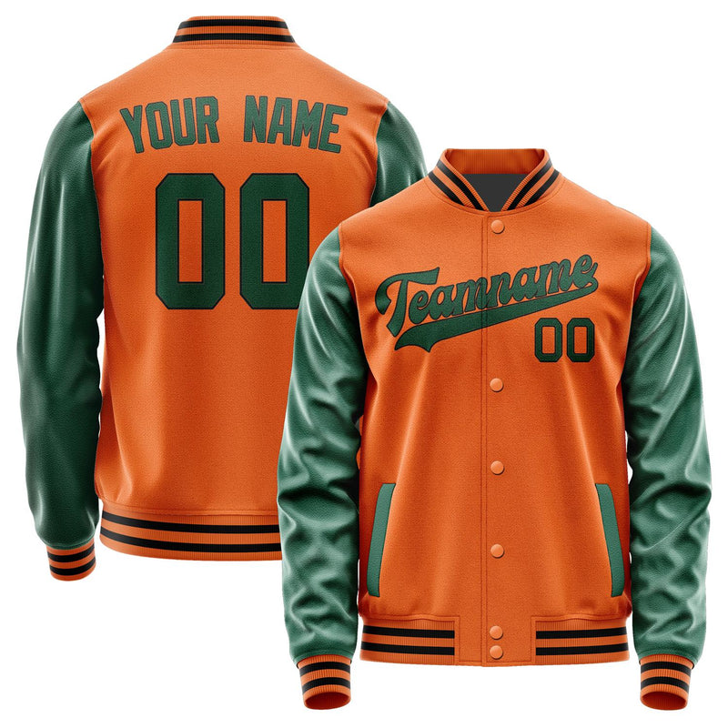 Custom Orange Green Jacket JA2828052817B31705