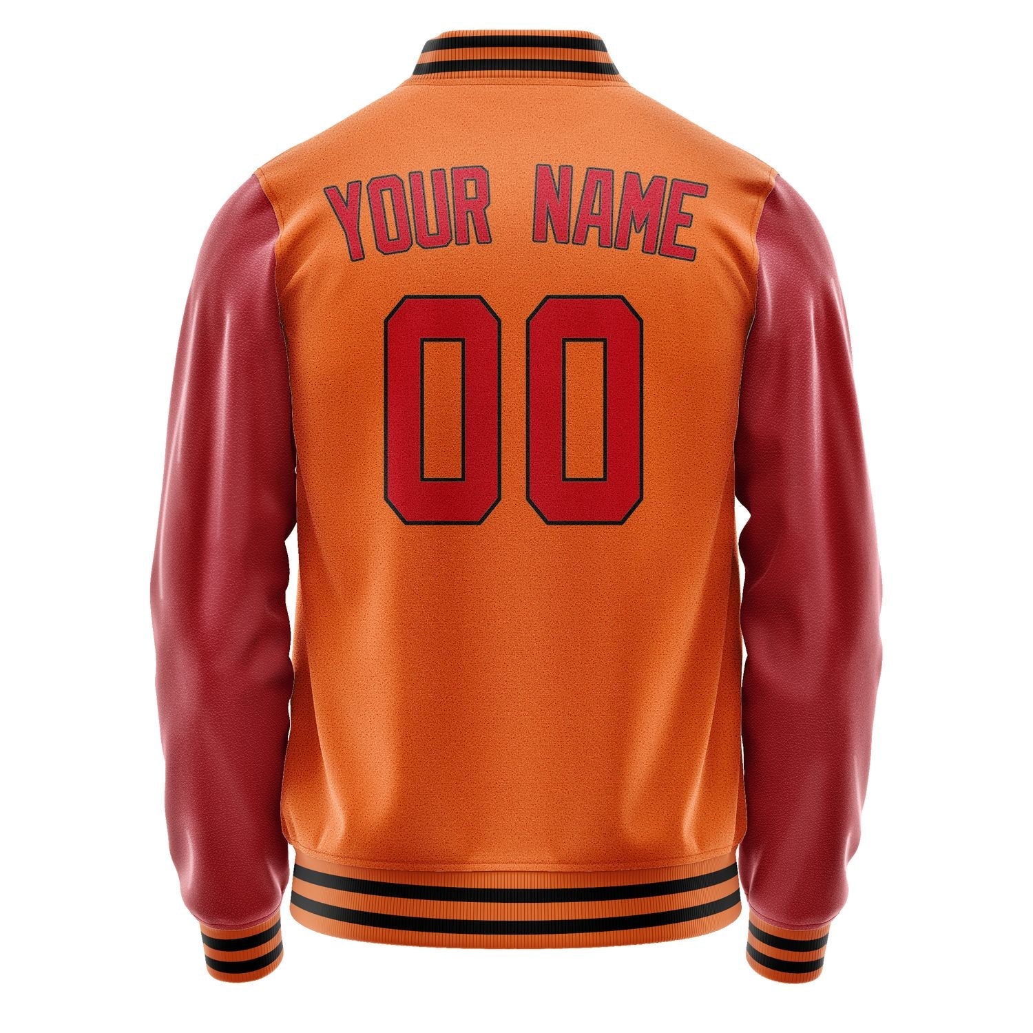 Custom Orange Red Jacket JA2828142817B31714