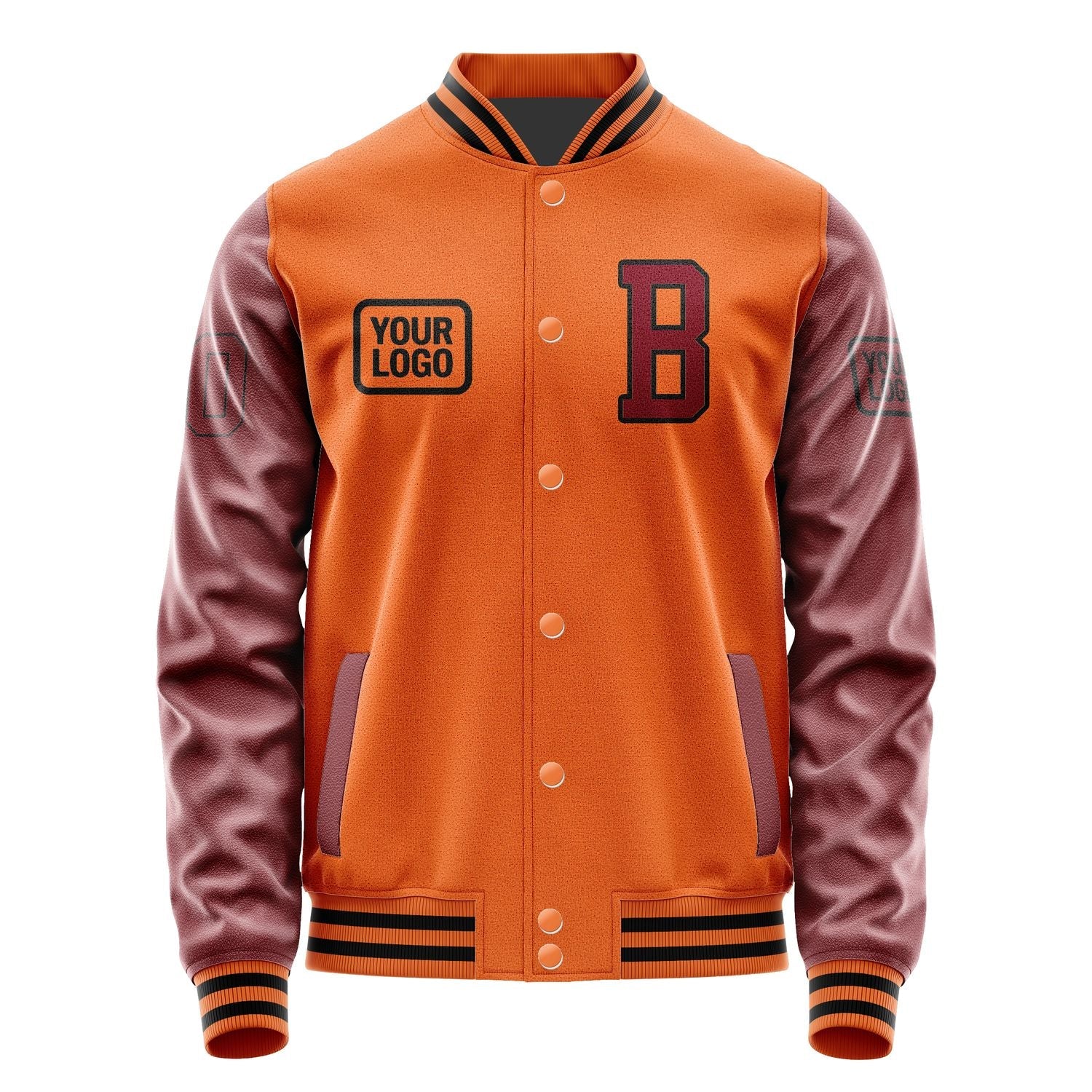 Custom Orange Crimson Red Jacket JA282815281717151517