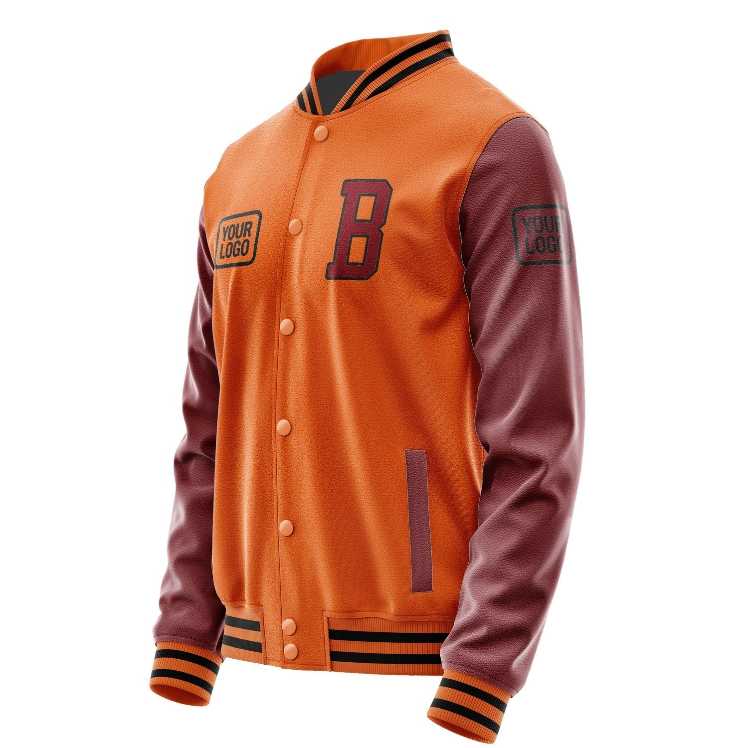 Custom Orange Crimson Red Jacket JA282815281717151517