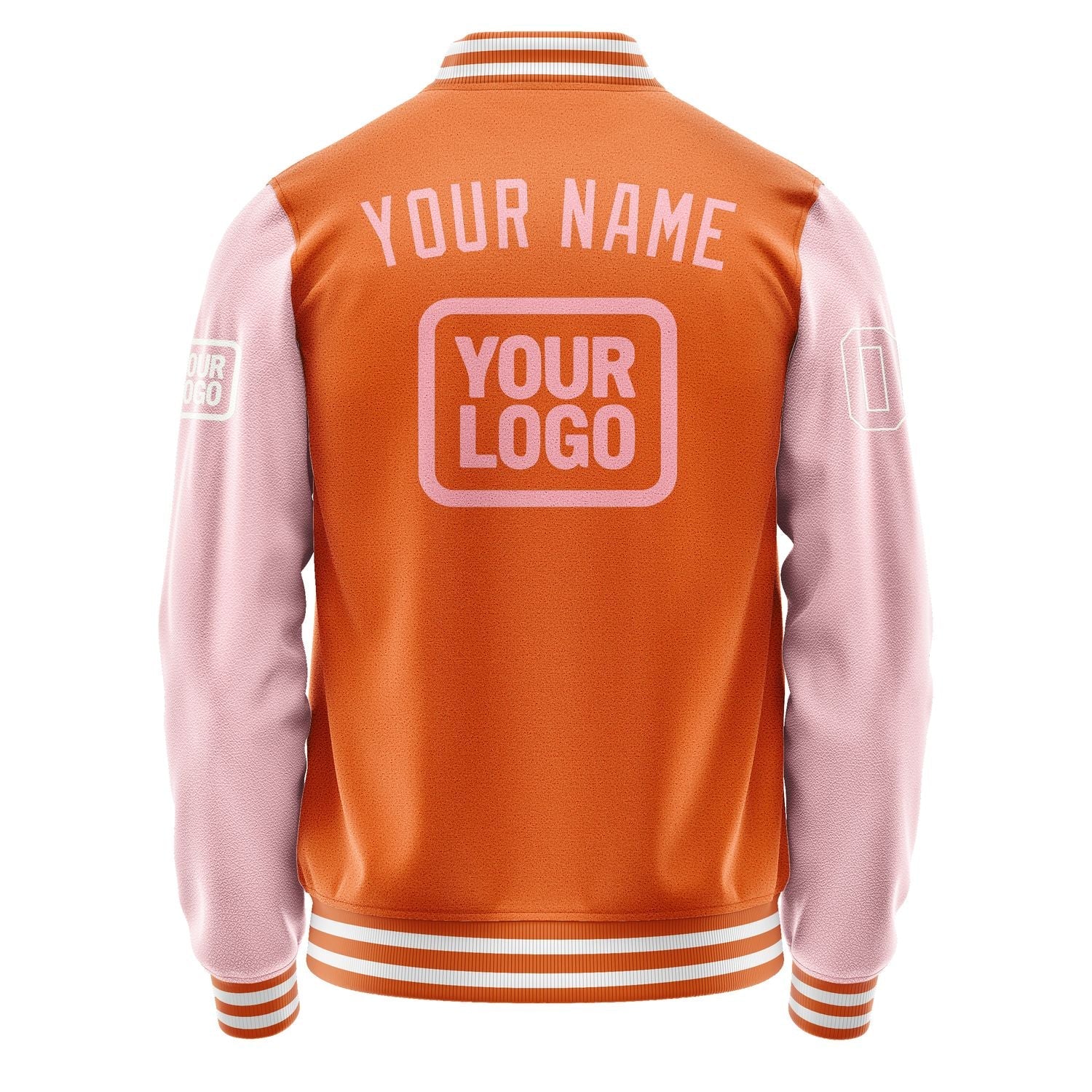 Custom Orange Light Pink Jacket JA282821281818212118