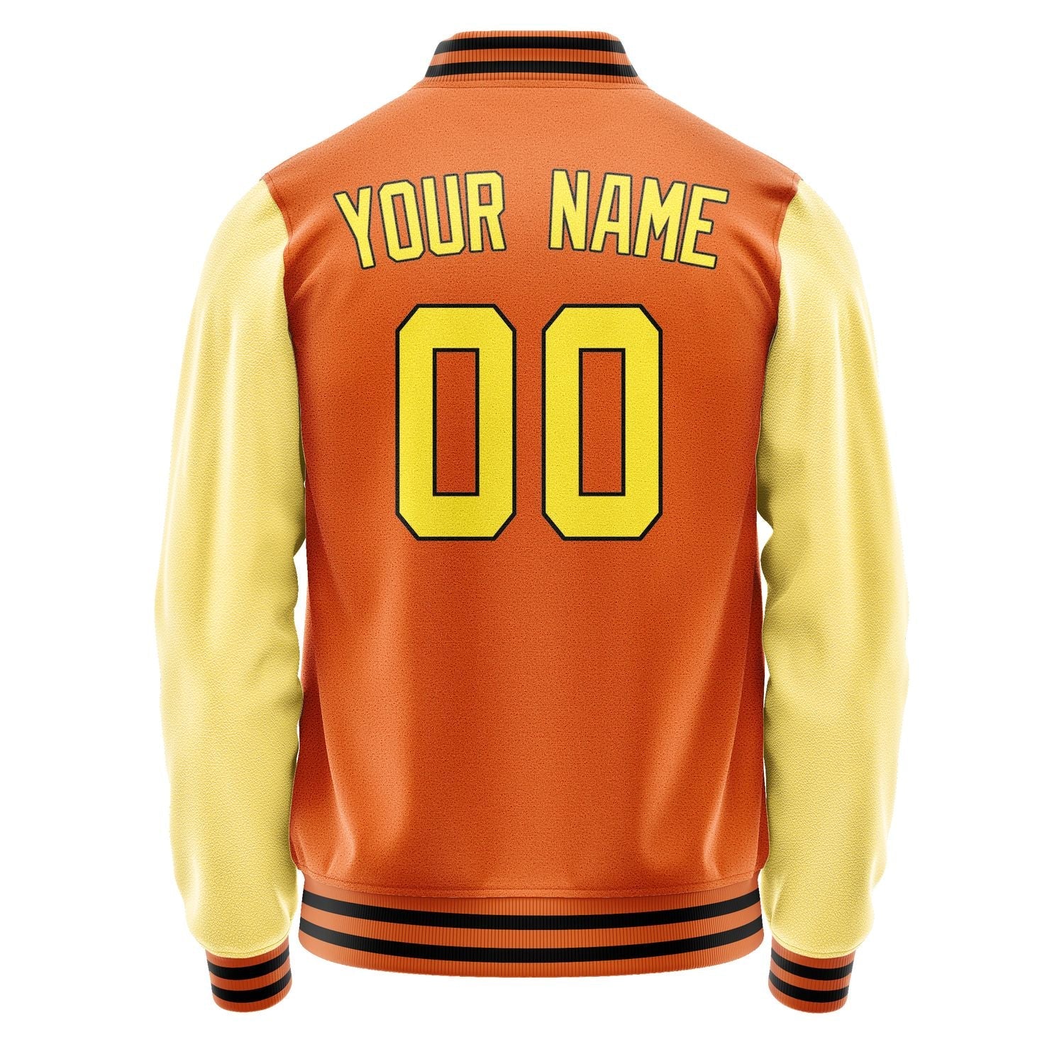 Custom Orange Light Yellow Jacket JA2828262817B31726