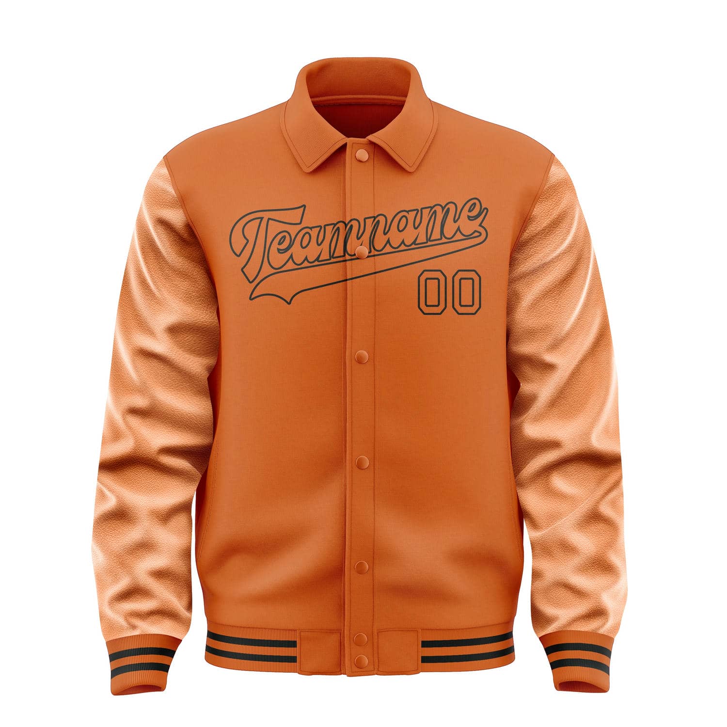 Veste orange personnalisée
