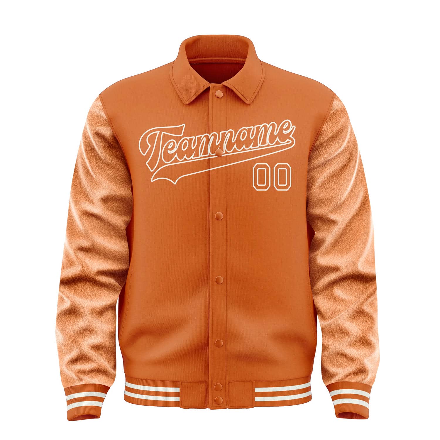 Veste orange personnalisée