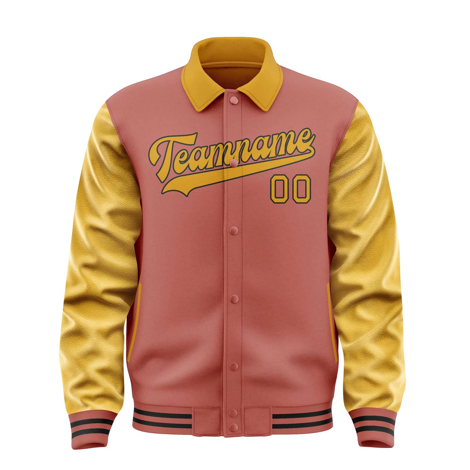 Veste jaune personnalisée Copper Rose