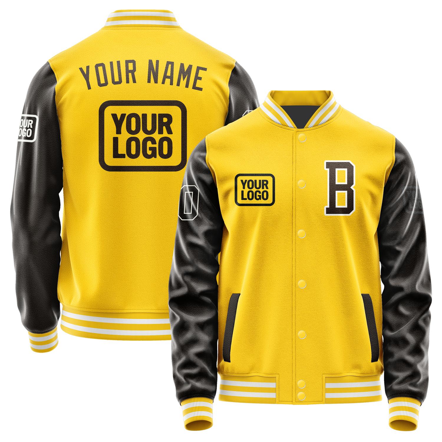 Custom Gold Brown Jacket JA303001301818010118