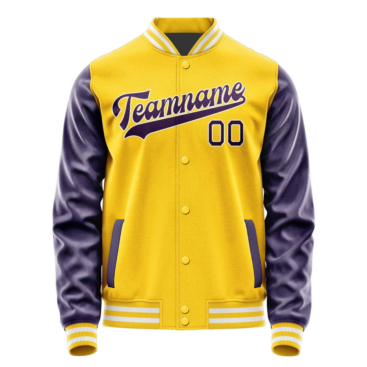 Custom Gold Purple Jacket JA3030073018B31807