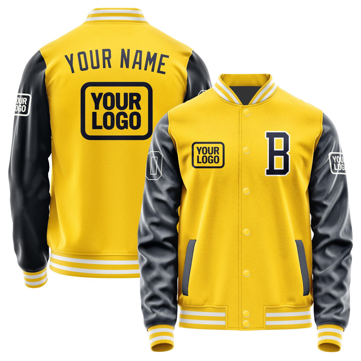 Custom Gold Navy Jacket JA303011301818111118