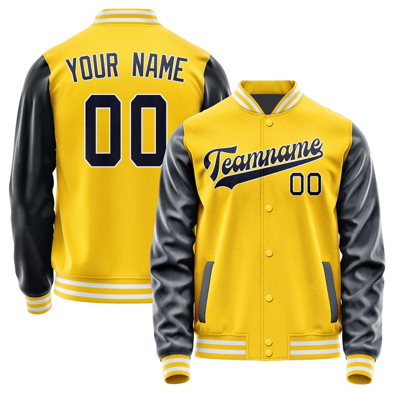 Custom Gold Navy Jacket JA3030113018B31811