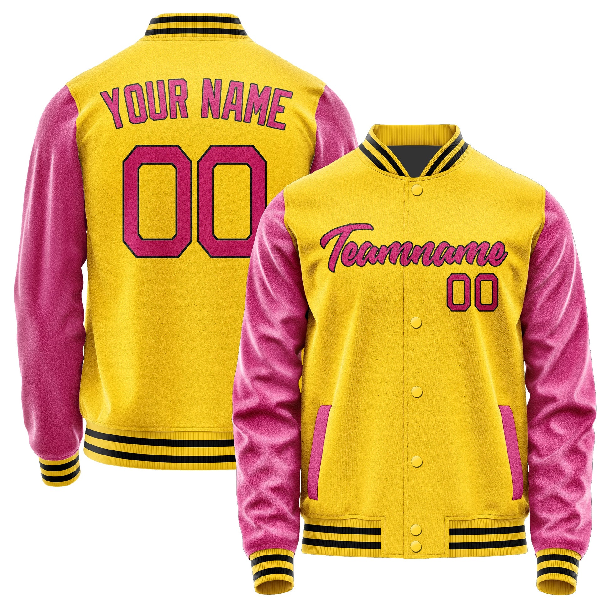 Custom Gold Pink Jacket JA3030133017B21713