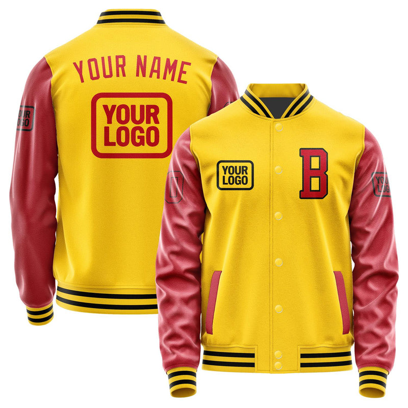 Custom Gold Red Jacket JA303014301717141417
