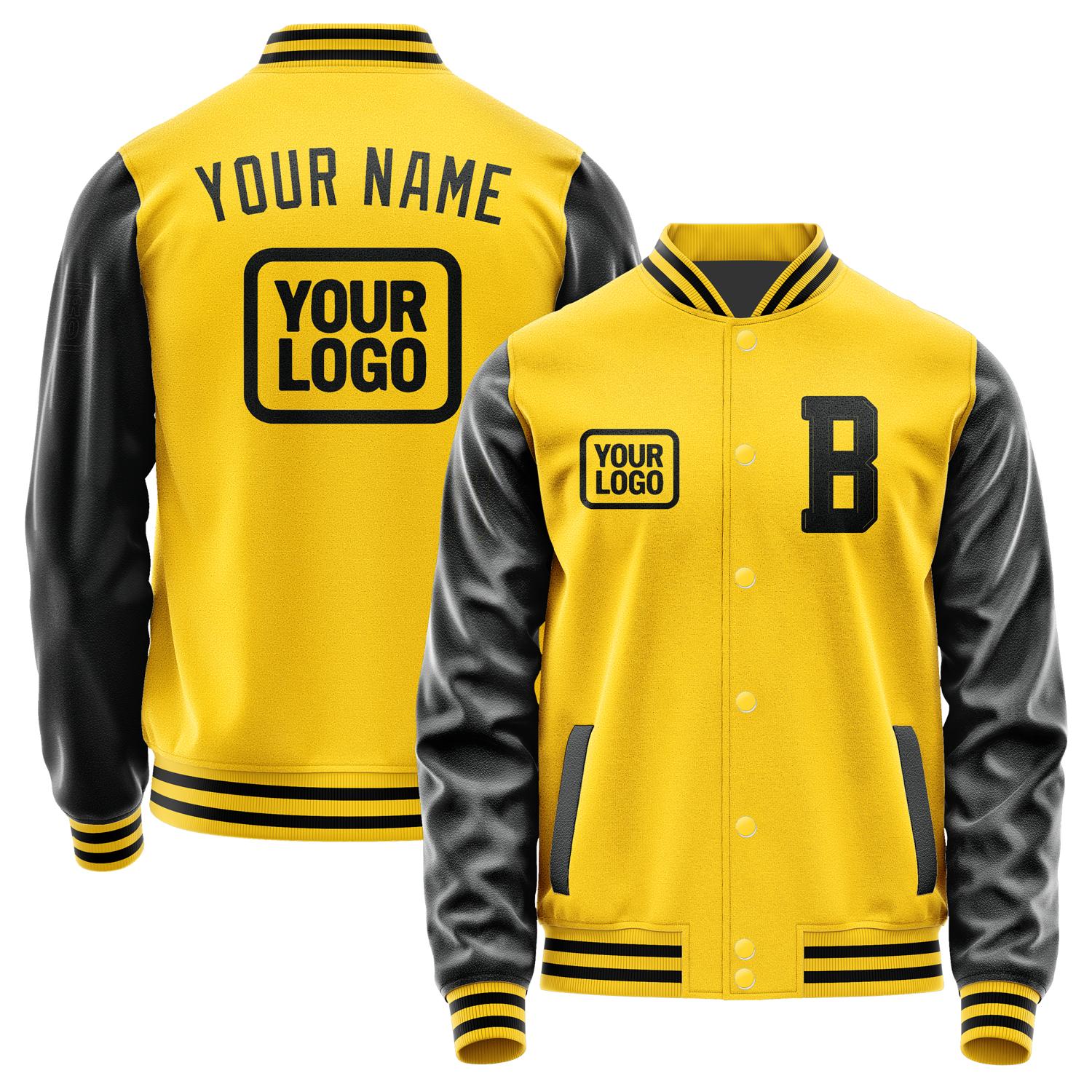 Custom Gold Black Jacket JA303017301717171717