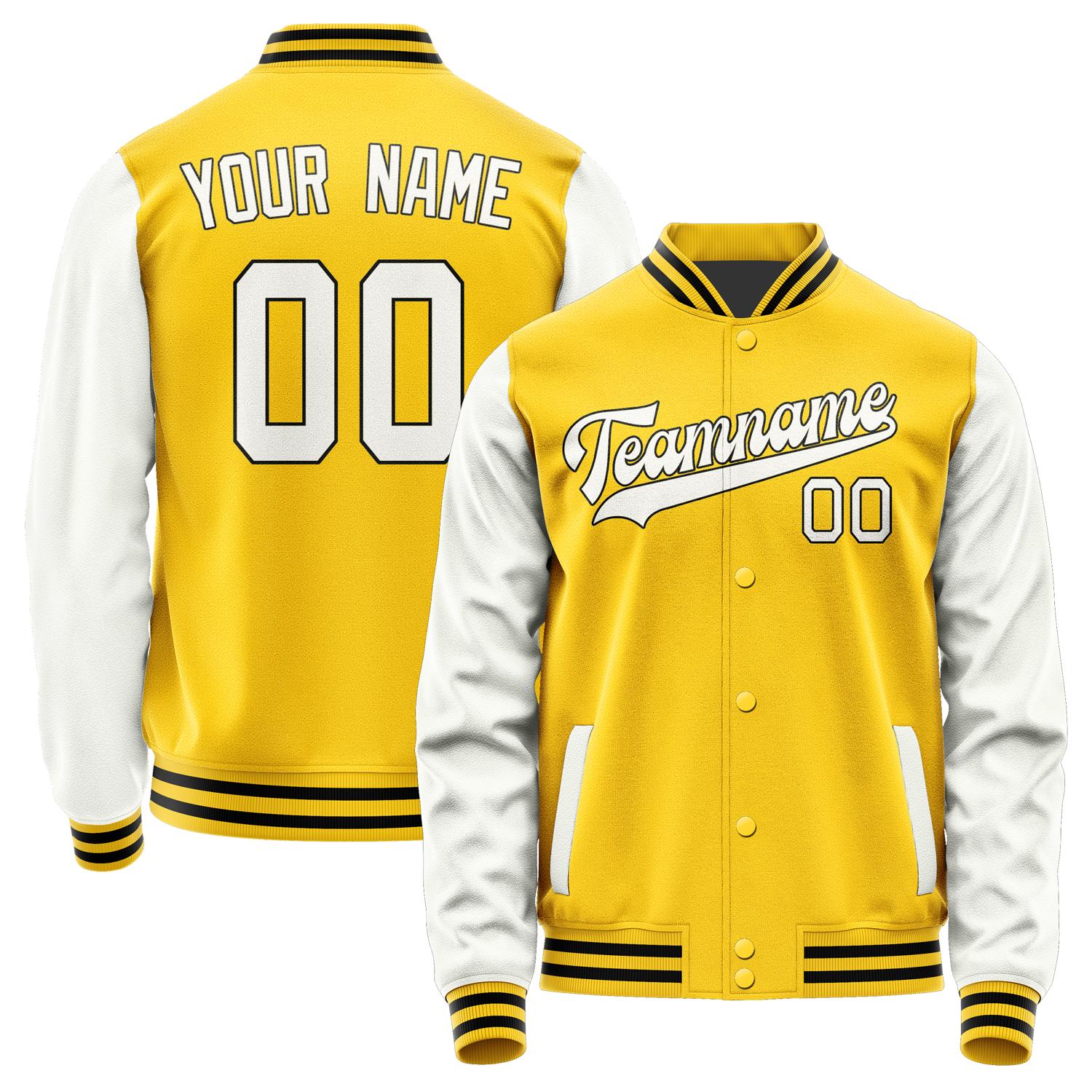 Custom Gold White Jacket JA3030183017B31718