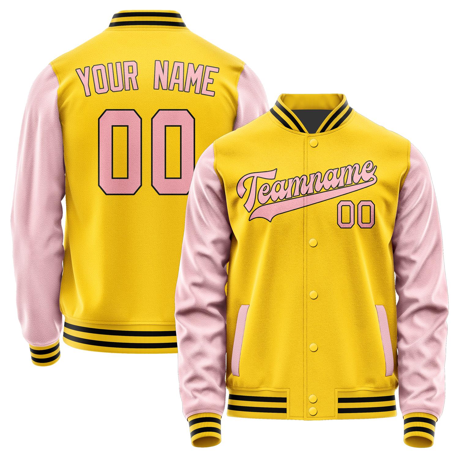 Custom Gold Light Pink Jacket JA3030213017B31721