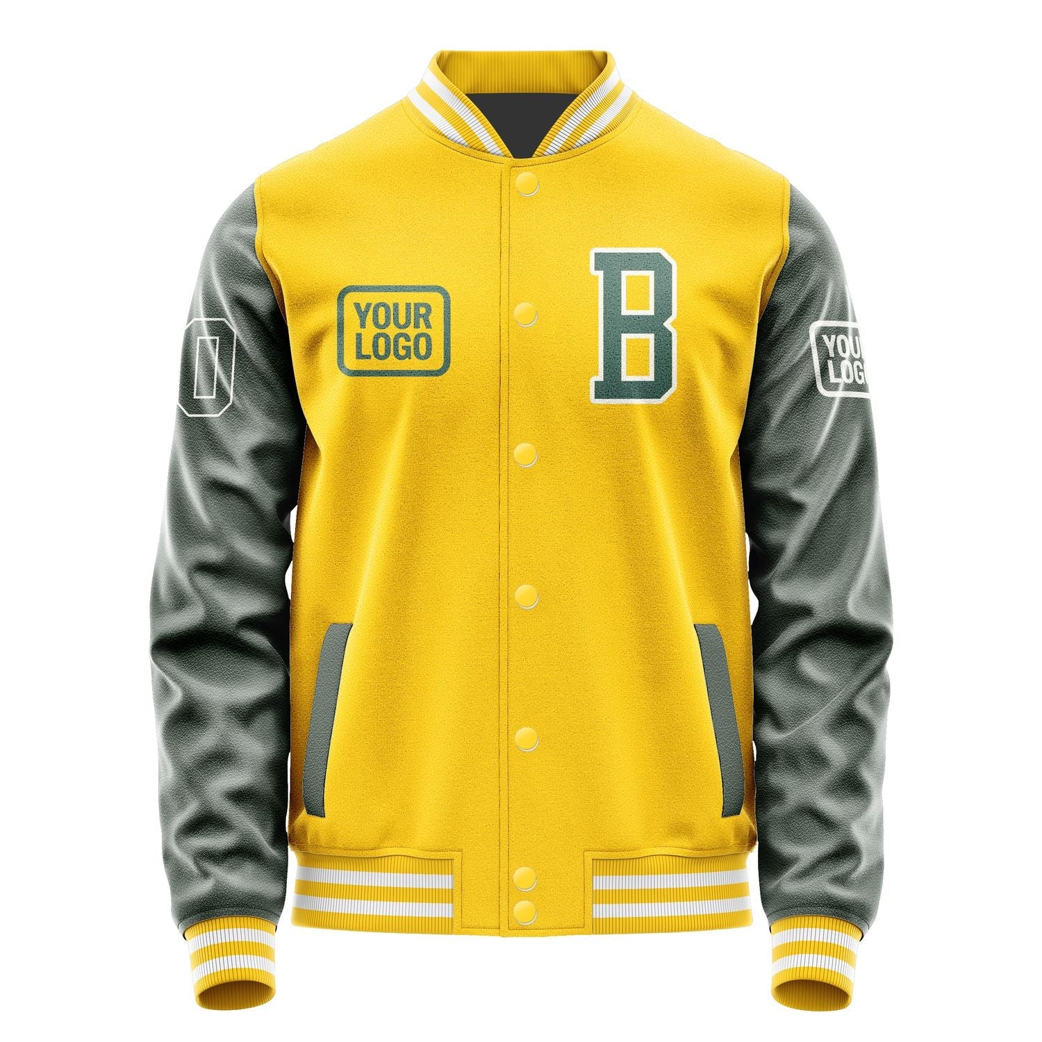 Custom Gold Blue Green Jacket JA303027301818272718