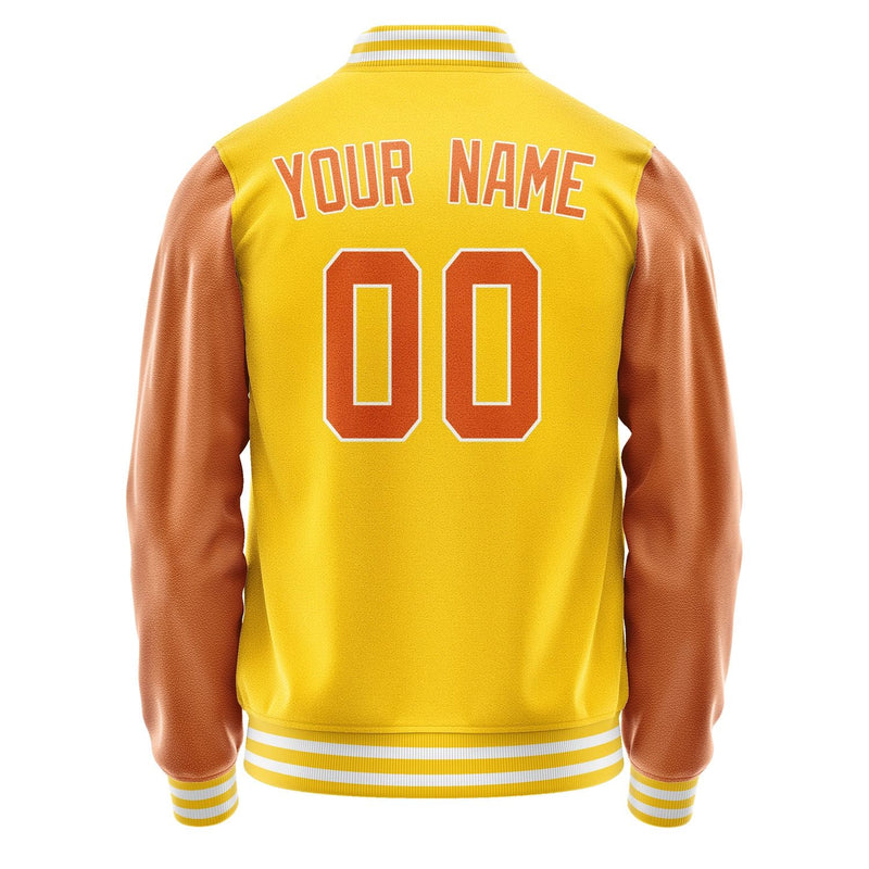 Custom Gold Orange Jacket JA3030283018B31828