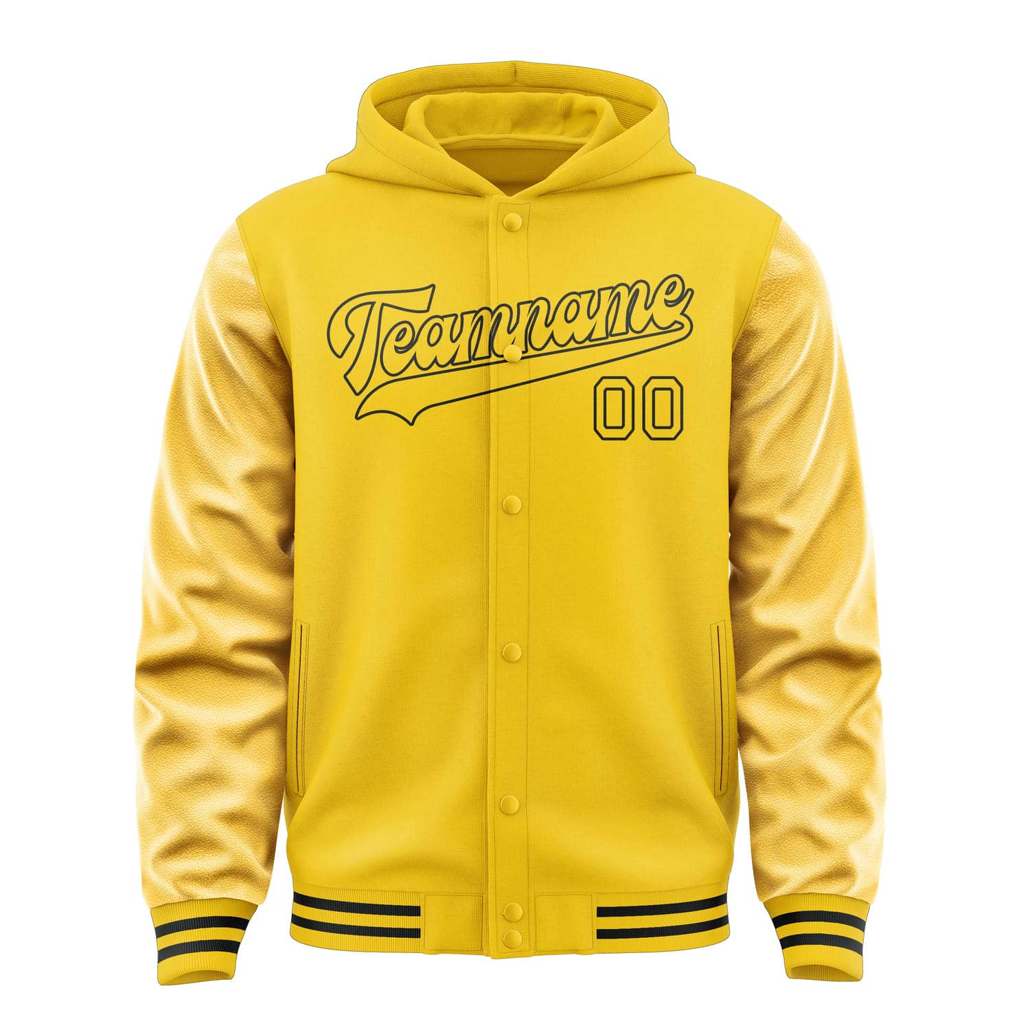 Veste dorée personnalisée