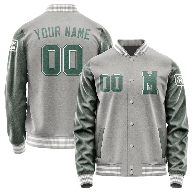 Custom Gray Blue Green Jacket Jb0404270418271818