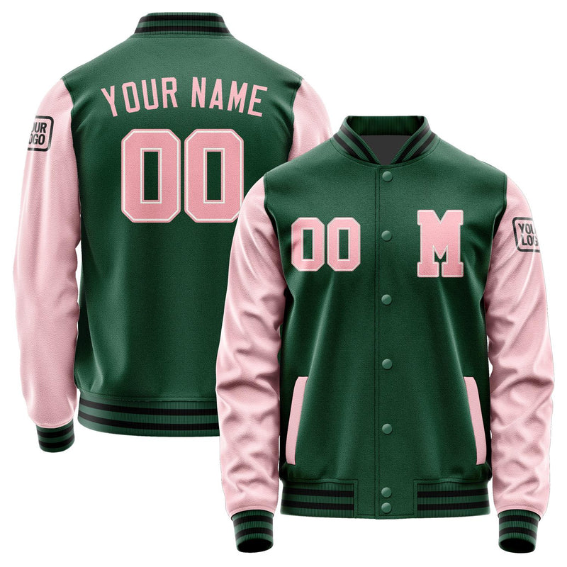 Custom Green Light Pink Jacket Jb0505210517211817