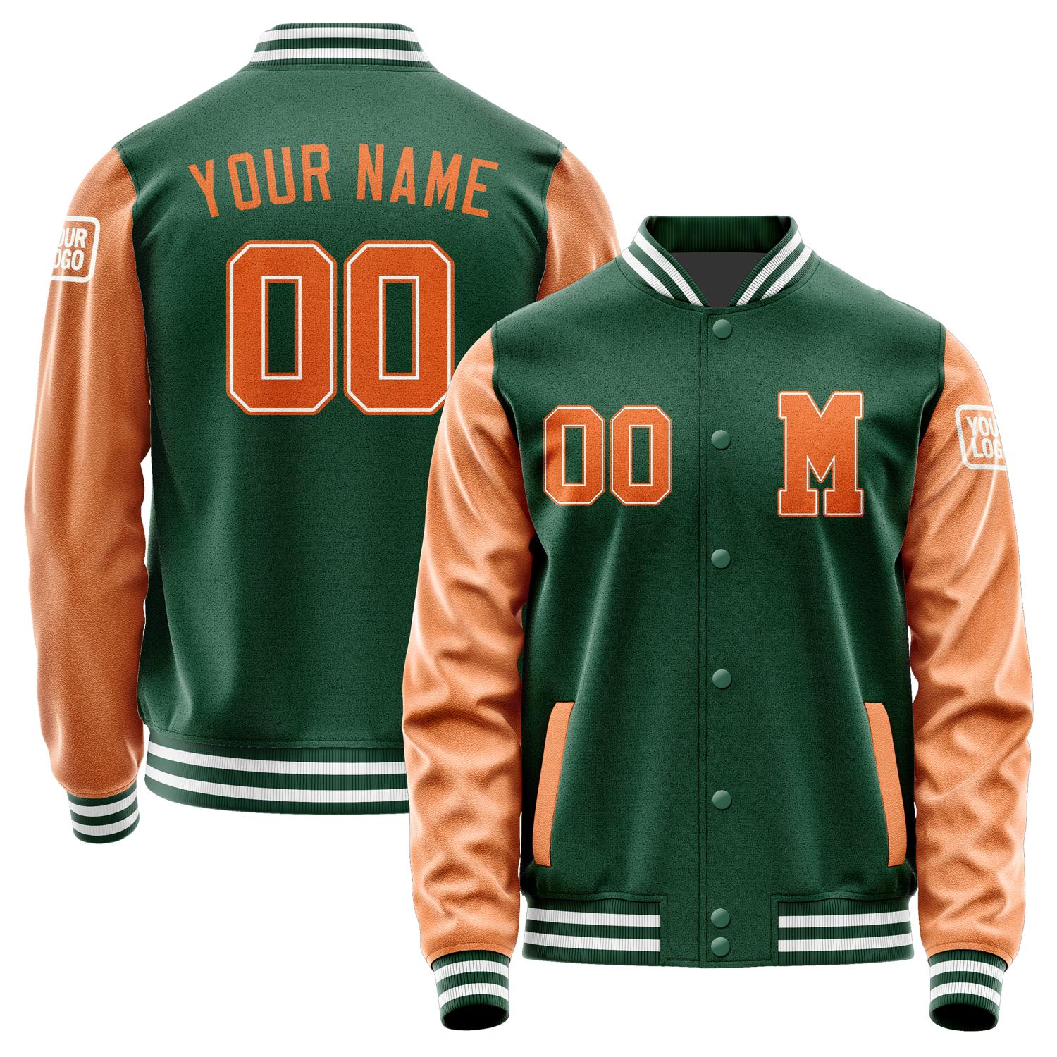 Custom Green Orange Jacket Jb0505280518281818