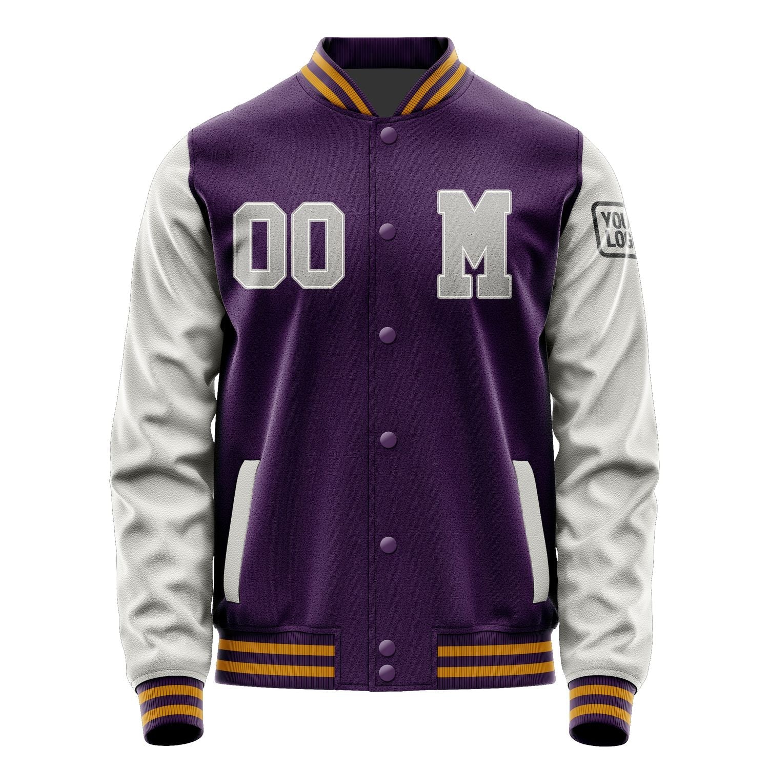 Custom Purple Gray Jacket Jb0707040719041817