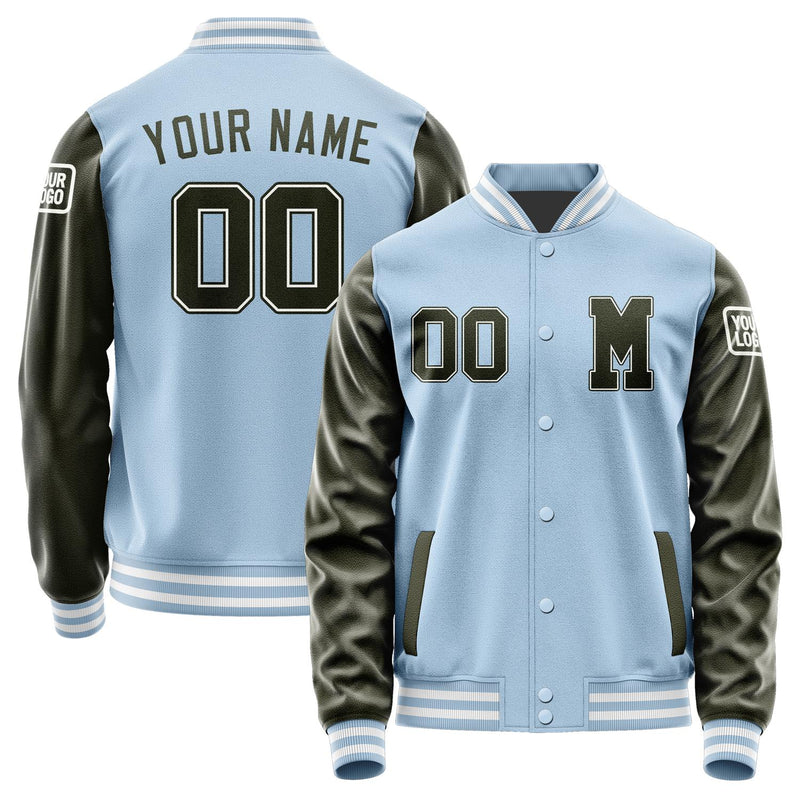 Custom Light Blue Dunkles Jacket Jb0808020818021818