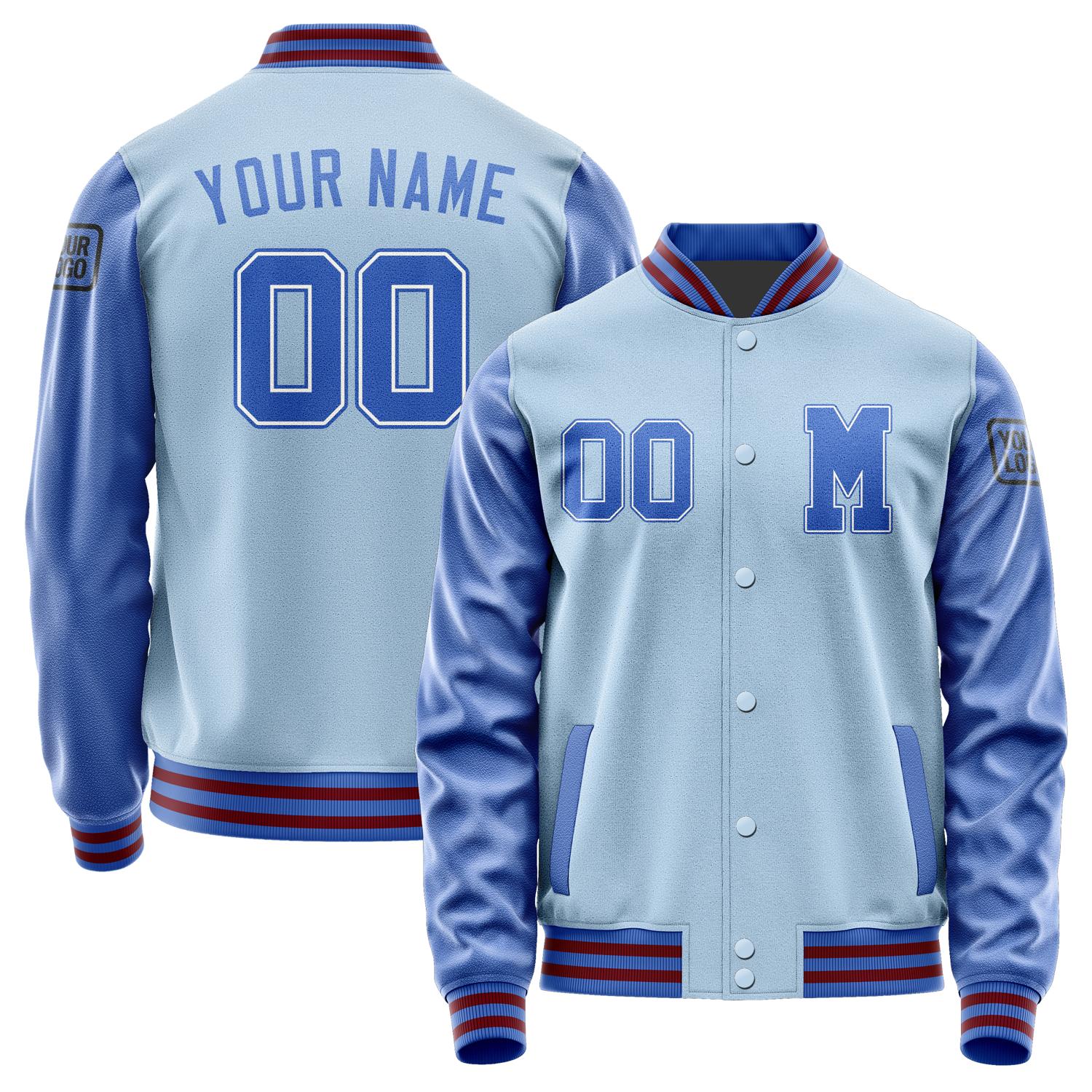 Custom Light Blue Sky Blue Jacket Jb0808090915091817