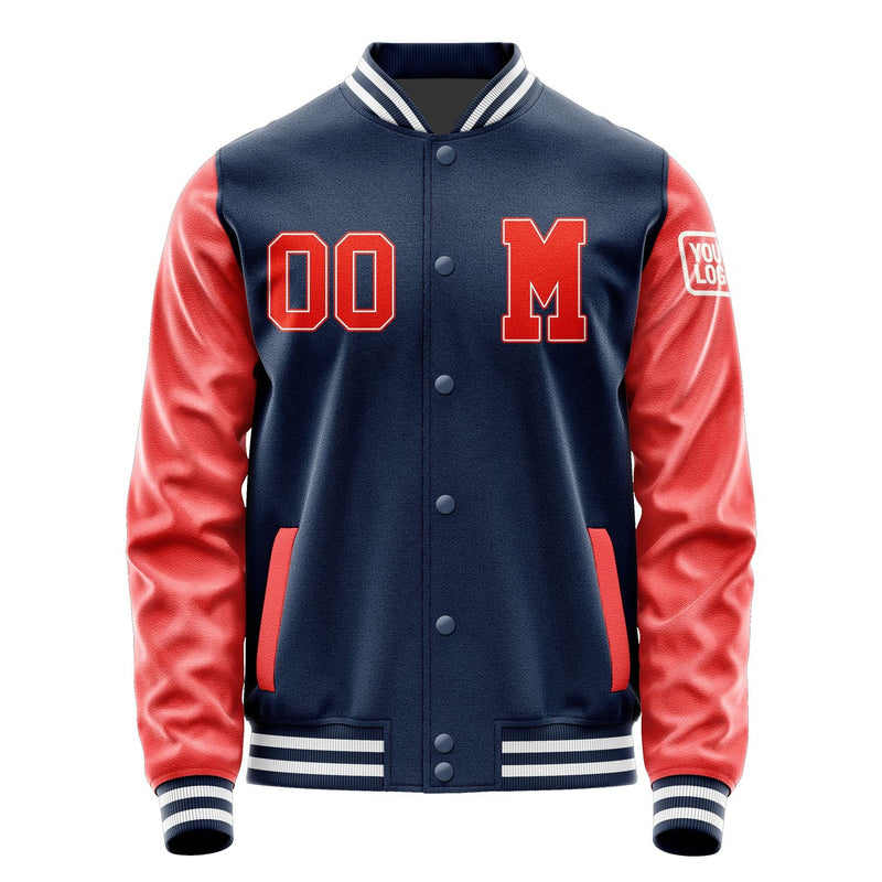 Custom Blue Orange Red Jacket Jb1010121018121818